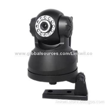 Wireless CCTV Camera, Supports Onvif, SD Card, Remote, WPS, Pan/Tilt and Two-way Audio